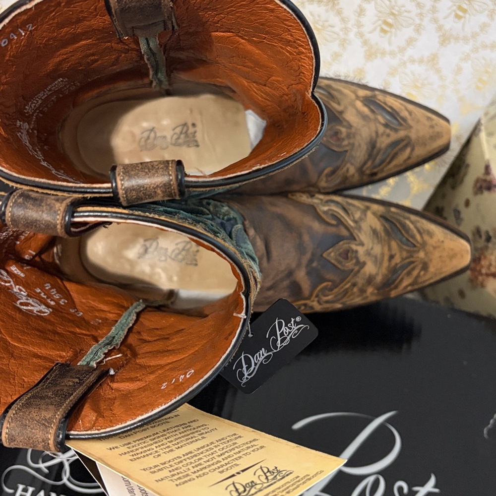 NWT!✨Dan Post Vintage Blue Bird Boots Women’s Size 10! - Picture 10 of 16